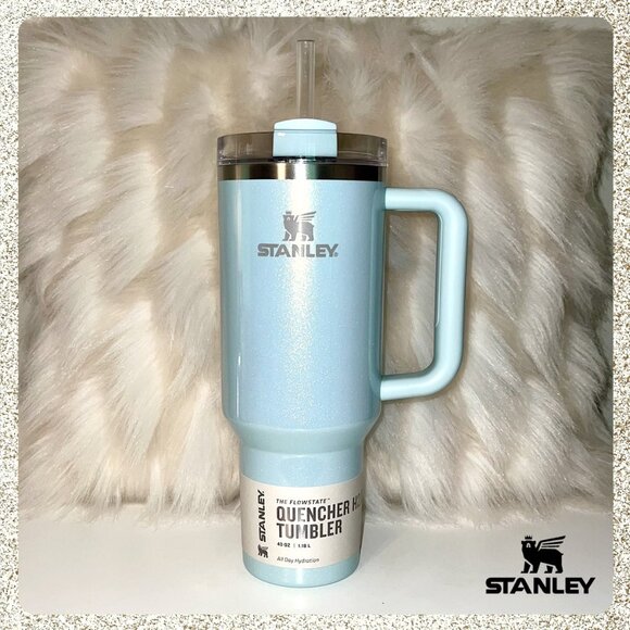 Stanley Other - Stanley 40oz Stainless Steel H2.0 FlowState Quencher Tumbler Blueberry Milk NWT